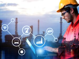 Construction worker utilizes Procore integration to optimize workflows